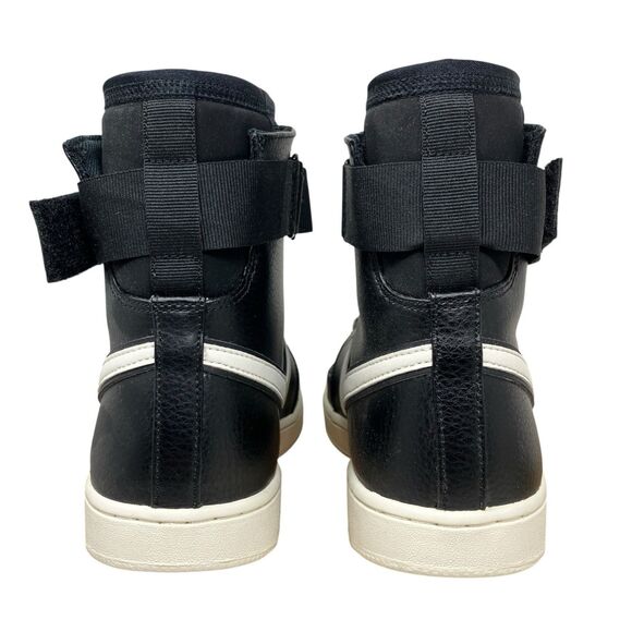 Nike Double Court High Top Womens 10.5 Black Retro Strap Sneakers - Picture 8 of 14